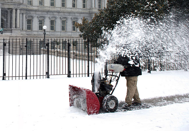 Snowblowing